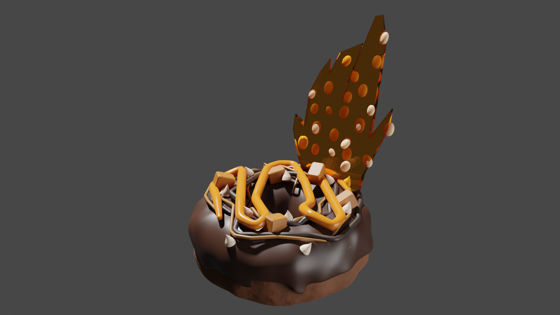 CHocolate dout render Image